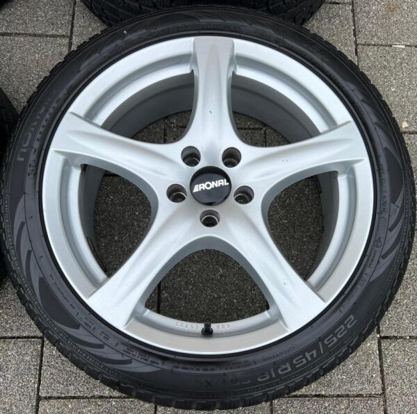 4 ALU 18" WINTERRÄDER PEUGEOT 407 508 RHX 225/45R18 95V RDK #1LSO – Bild 5