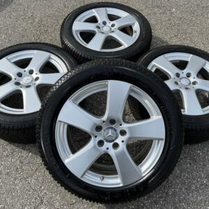 4 ORIGINAL 17" ALU WINTERRÄDER MERCEDES C-KLASSE W 205 205K #8898