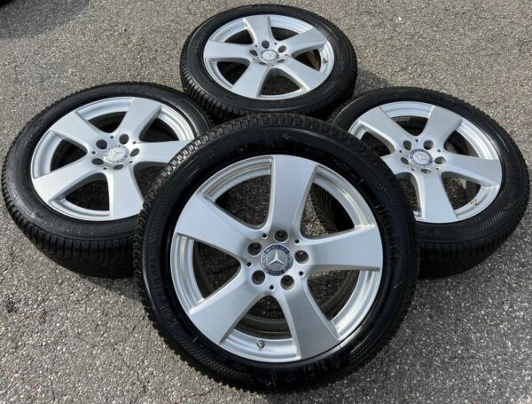 4 ORIGINAL 17" ALU WINTERRÄDER MERCEDES C-KLASSE W 205 205K #8898