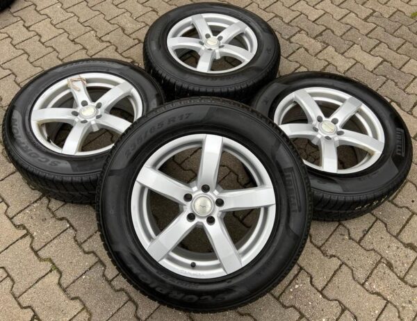 4 ALU 17" WINTERRÄDER AUDI Q5 8R 235/65R17 108H PIRELLI #158K