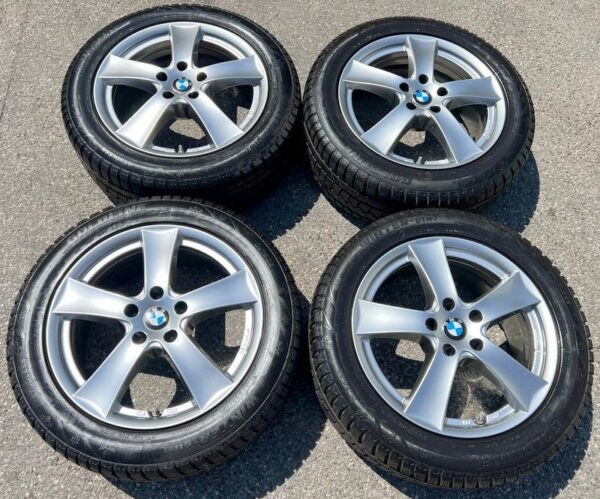 4 ALU 17" WINTERRÄDER BMW X1 F48 215/55R17 98H WINTERERIFEN #163M – Bild 2