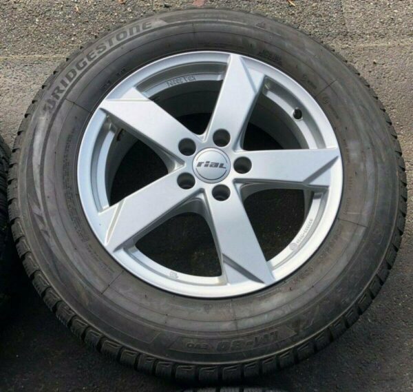 4 ALU 17" WINTERRÄDER AUDI Q5 8R 235/65R17 108H BRIDGESTONE #9424 – Bild 3