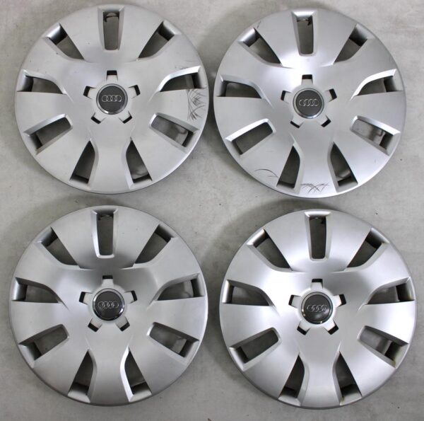 4 ORIGINAL 16" RADKAPPEN AUDI A4 8K B8 B81 8K0601147 16ZOLL #1LSC