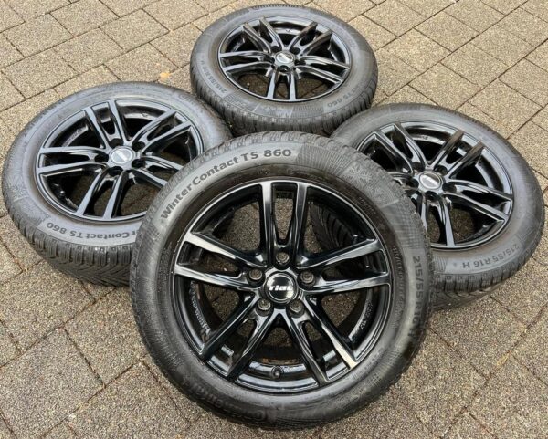 4 ALU WINTERRÄDER HONDA ACCORD CIVIC HR-V 215/55R16 93H  #1PZP