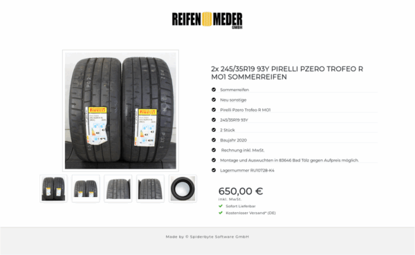 2x 245/35R19 93Y PIRELLI PZERO TROFEO R MO1 SOMMERREIFEN  #1RRF – Bild 6