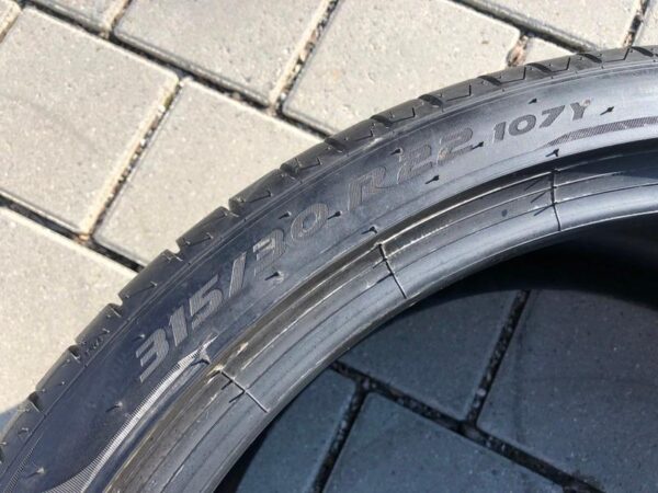 2x 315/30R22 107Y PIRELLI PZERO PZ4 SOMMERREIFEN 6MM 2018 #1183 – Bild 6