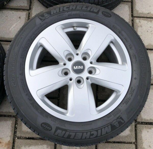 4 ORIGINAL ALU SOMMERRÄDER SOMMERREIFEN MINI CLUBMAN F54 #9707 – Bild 5