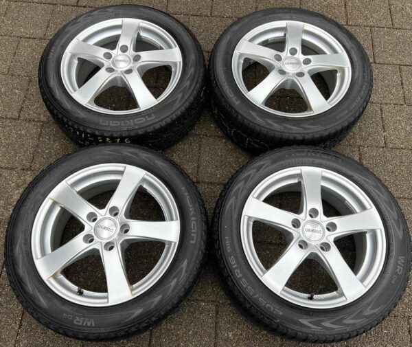 4 ALU WINTERRÄDER RENAULT MEGANE III 205/55R16 91H NOKIAN #1VMN – Bild 2