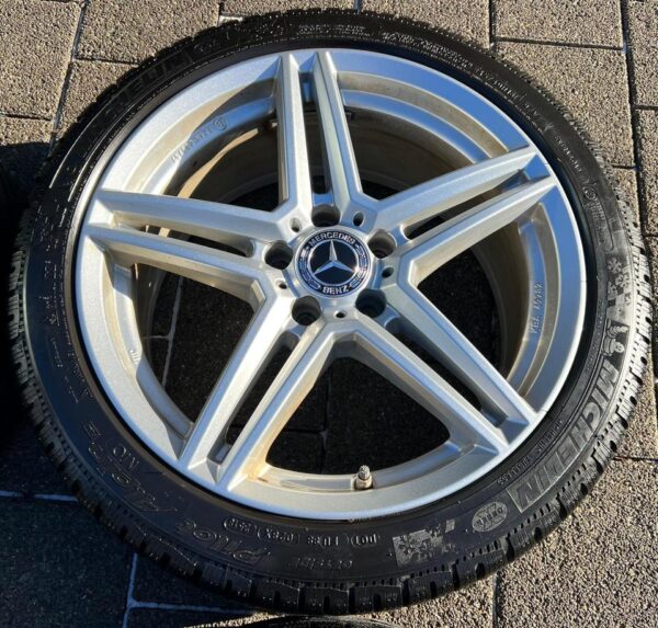 4 ALU 18" WINTERRÄDER MERCEDES C-KLASSE W205 RDKS MICHELIN #1R7F – Bild 5