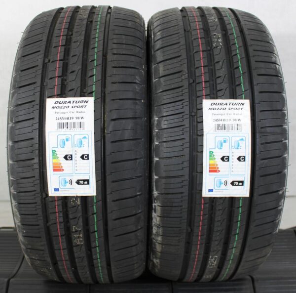 2x 245/40R19 98W DURATURN MOZZO SPORT SOMMERREIFEN XL #1M0Y