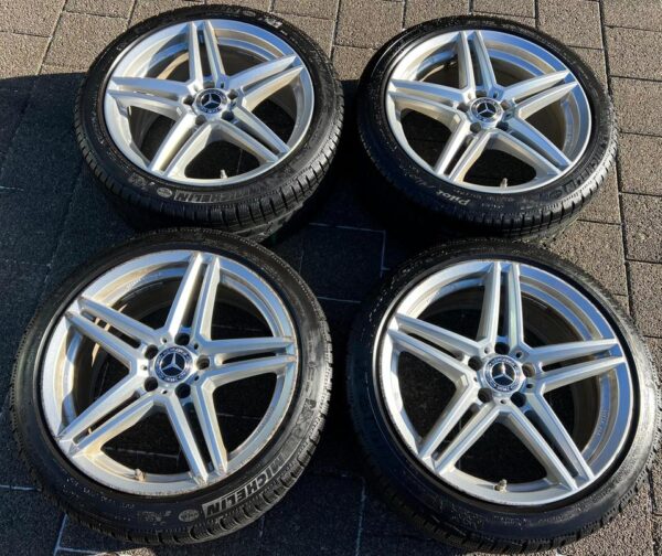 4 ALU 18" WINTERRÄDER MERCEDES C-KLASSE W205 RDKS MICHELIN #1R7F – Bild 2