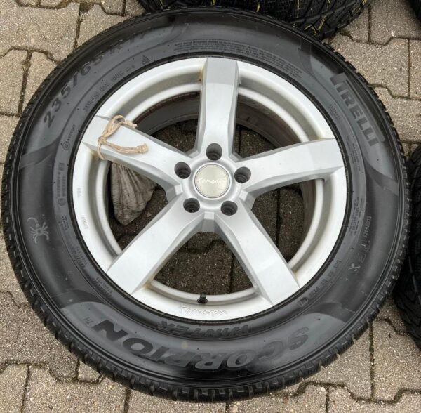 4 ALU 17" WINTERRÄDER AUDI Q5 8R 235/65R17 108H PIRELLI #158K – Bild 6
