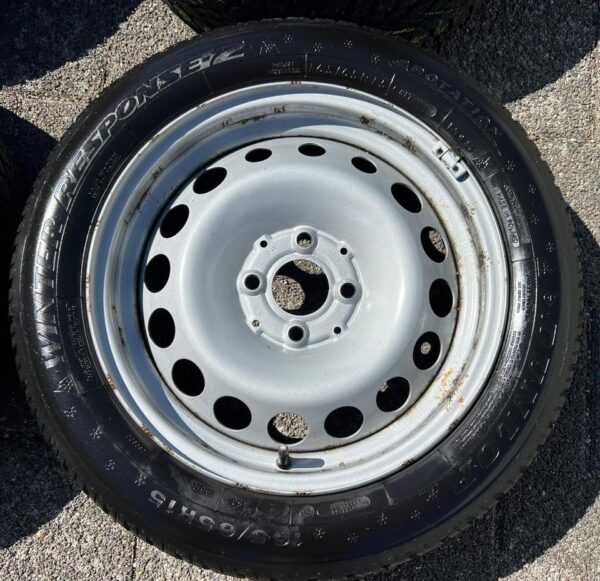 4 WINTERRÄDER 165/65R15 81T 185/60R15 84T SMART FORTWO W453 #1Y0Q – Bild 3