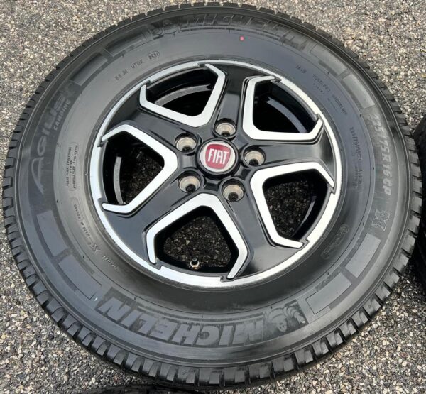 4 ORIGINAL ALU SOMMERRÄDER FIAT DUCATO 5x130 225/75R16C TOP #1B5B – Bild 3