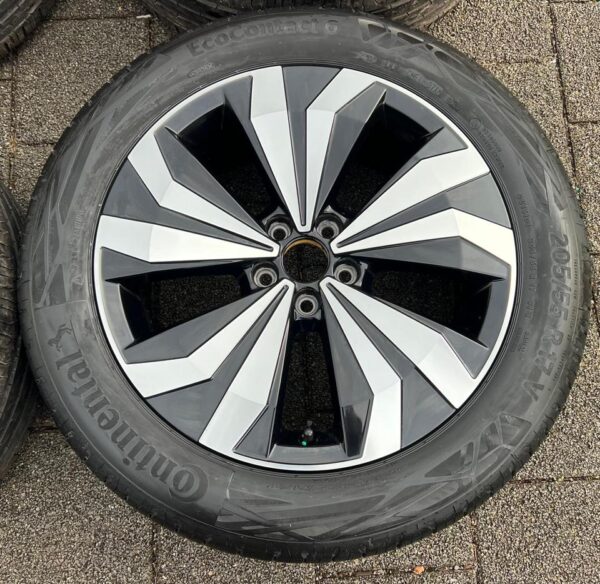 4 ORIGINAL 17" ALU SOMMERRÄDER VW T-CROSS 2GM601025M #1POM – Bild 3