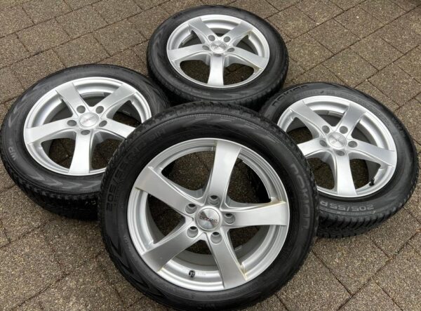 4 ALU WINTERRÄDER RENAULT MEGANE III 205/55R16 91H NOKIAN #1VMN