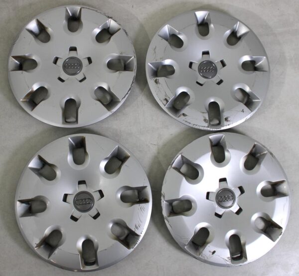 4 ORIGINAL 16" RADKAPPEN AUDI A4 8K B8 8E A6 Q2 8K0601147 #1O1X