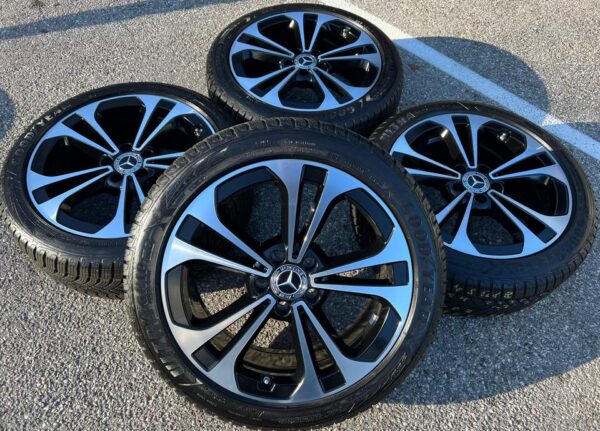 4 ORIGINAL 18" ALU WINTERRÄDER MERCEDES C-KLASSE W206 A2064 #1ELO