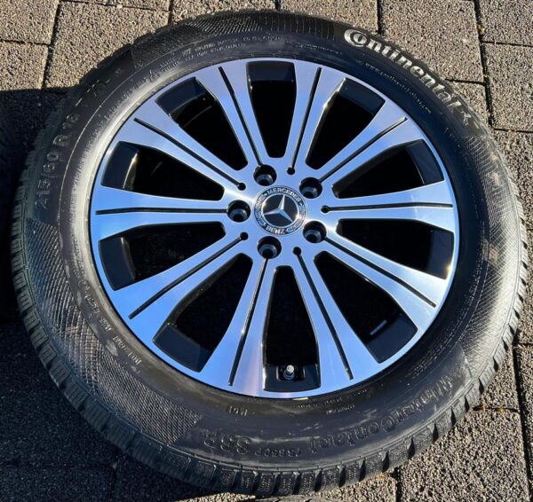 4 ORIGINAL 18" ALU WINTERRÄDER MERCEDES EQA EQB H243 X243 #1PNF – Bild 5