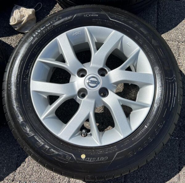 4 ORIGINAL 15" ALU SOMMERRÄDER NISSAN NOTE E12 185/65R15  #1Z5F – Bild 6