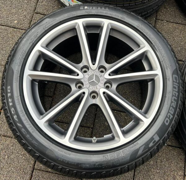 4 ORIGINAL 18" ALU SOMMERRÄDER MERCEDES CLS W257 FREIHAUS #1RLN – Bild 3