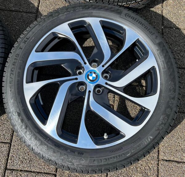 4 ORIGINAL 19" ALU WINTERRÄDER BMW i3 STYLING 428 155/70R19 #1N8B – Bild 5