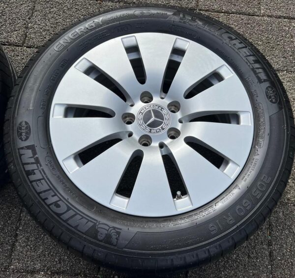 4 ORIGINAL ALU SOMMERRÄDER MERCEDES C-KLASSE W205 205/60R16 #1TIX – Bild 4