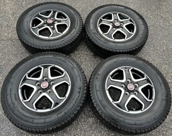 4 ORIGINAL ALU SOMMERRÄDER FIAT DUCATO 5x130 225/75R16C TOP #1CML – Bild 2