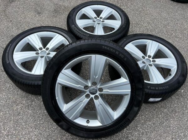 4 ORIGINAL 20" ALU WINTERRÄDER AUDI Q7 4M 4M0071490  #101Q