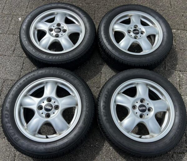 4 ORIGINAL 15" ALUFELGEN FELGEN MINI ONE R52 F56 R57 5,5x15 #1ZKM – Bild 2