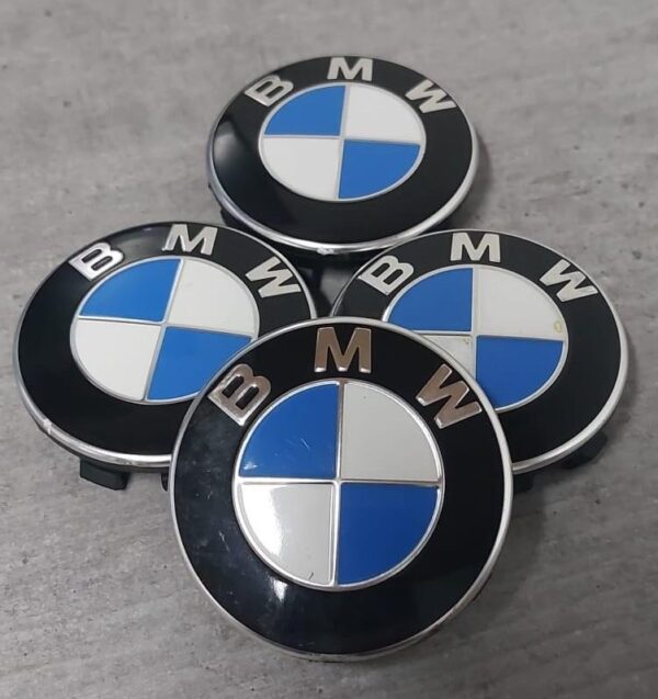 4 ORIGINAL BMW NABENDECKEL 55MM 36136850834 FREIHAUS #1T4V