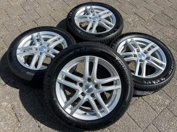4 ALU WINTERRÄDER VW CADDY GOLF 5 6 7 8 TOURAN PASSAT 3C #1M4H
