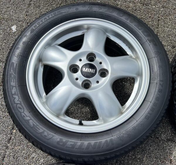 4 ORIGINAL 15" ALUFELGEN FELGEN MINI ONE R52 F56 R57 5,5x15 #1ZKM – Bild 5