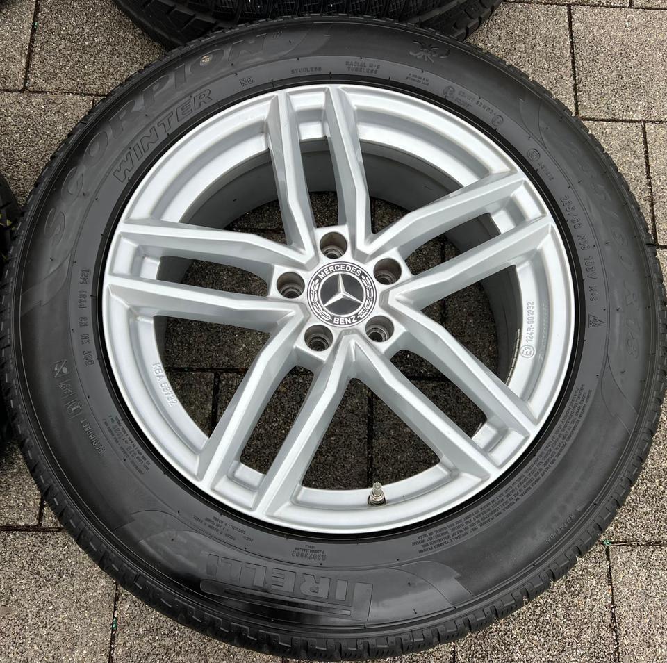 ALU 18" WINTERRÄDER MERCEDES GLC KLASSE X253 X204 235/60R18 #1UFP – Bild 3