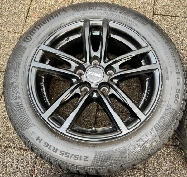4 ALU WINTERRÄDER HONDA ACCORD CIVIC HR-V 215/55R16 93H  #1PZP – Bild 4