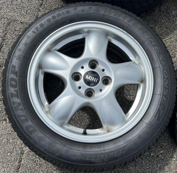 4 ORIGINAL 15" ALUFELGEN FELGEN MINI ONE R52 F56 R57 5,5x15 #1ZKM – Bild 4