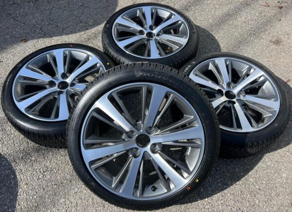 4 ORIGINAL 17" ALU ALLWETTERRÄDER PEUGEOT 208 205/45R17 88V #1I6O