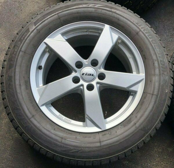4 ALU 17" WINTERRÄDER AUDI Q5 8R 235/65R17 108H BRIDGESTONE #9424 – Bild 4