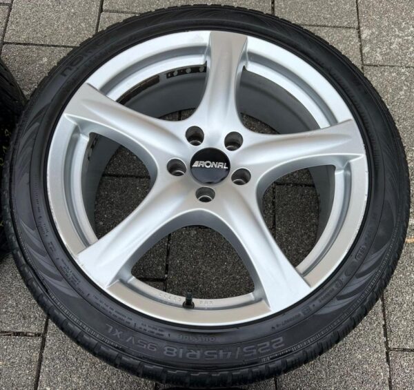 4 ALU 18" WINTERRÄDER PEUGEOT 407 508 RHX 225/45R18 95V RDK #1LSO – Bild 6