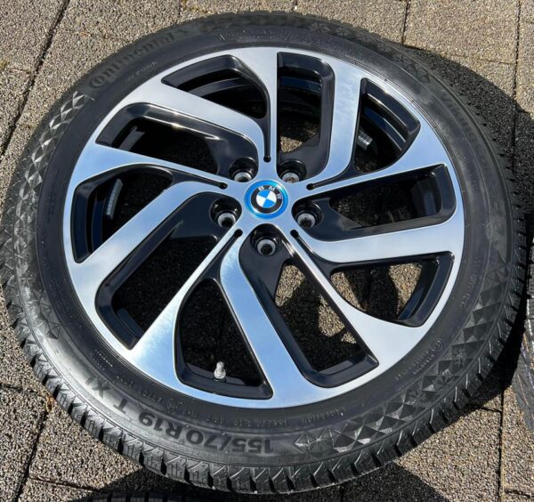 4 ORIGINAL 19" ALU WINTERRÄDER BMW i3 STYLING 428 155/70R19 #1N8B – Bild 6