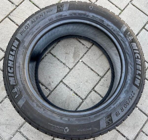 1x 275/50R19 112V MICHELIN PILOT ALPIN 5 SUV WINTERREIFEN #3956 – Bild 3