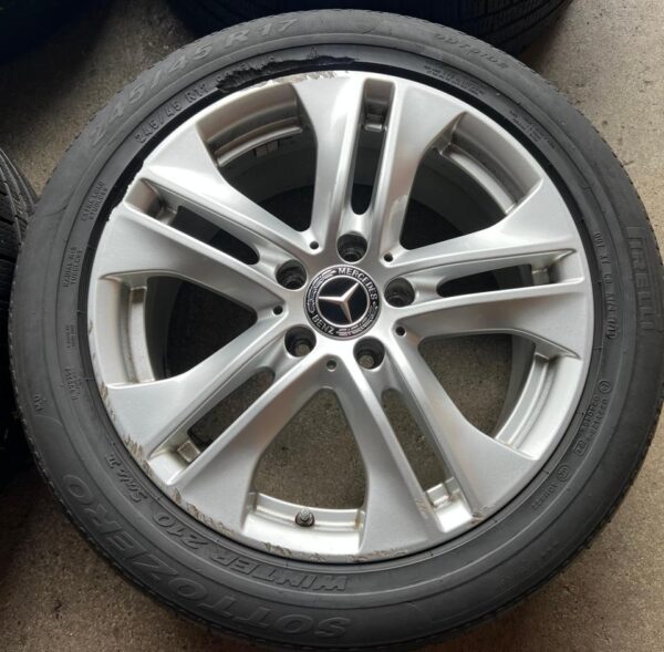 4 ORIGINAL 17" ALUFELGEN MERCEDES E-KLASSE W212 A2124010902 #1ZKF – Bild 3