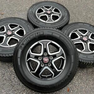 4 ORIGINAL ALU SOMMERRÄDER FIAT DUCATO 5x130 225/75R16C TOP #1CWS