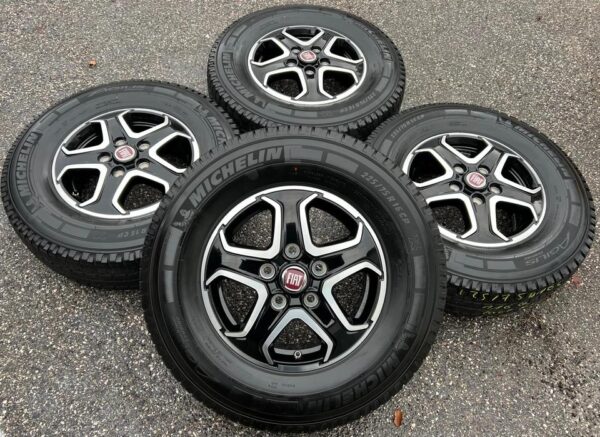 4 ORIGINAL ALU SOMMERRÄDER FIAT DUCATO 5x130 225/75R16C TOP #1CWS