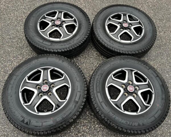 4 ORIGINAL ALU SOMMERRÄDER FIAT DUCATO 5x130 225/75R16C TOP #1CMZ – Bild 2