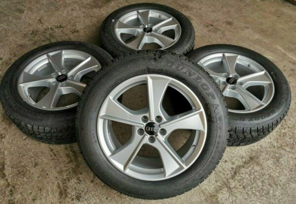 4 ORIGINAL ALU WINTERRÄDER AUDI Q7 4M 4M0601025L 255/55R19 #14RL