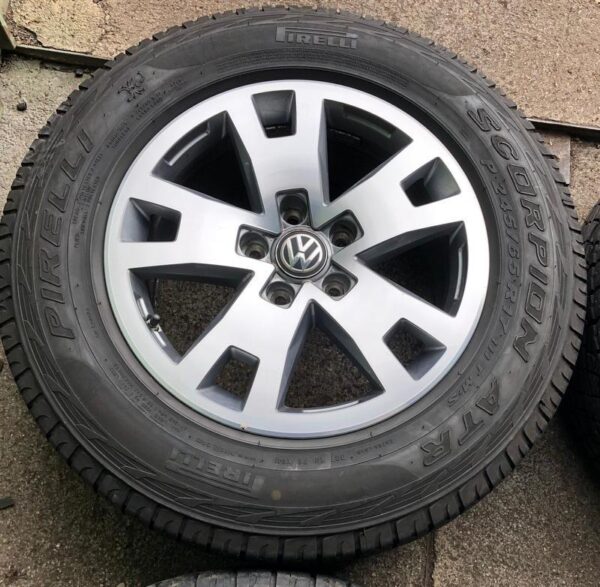 4 ORIGINAL 17" ALU GANZJAHRESRÄDER VW AMAROK 2H 2H0601025AF #4401 – Bild 6