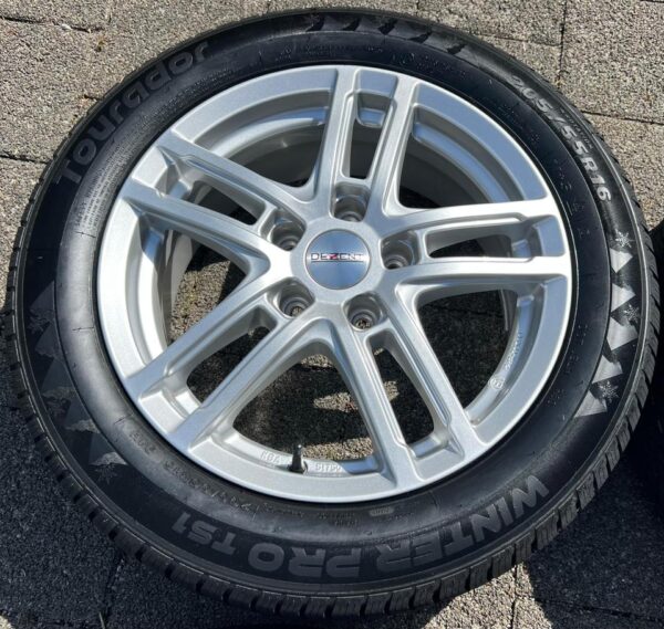 4 ALU WINTERRÄDER VW CADDY GOLF 5 6 7 8 TOURAN PASSAT 3C #1M4H – Bild 5