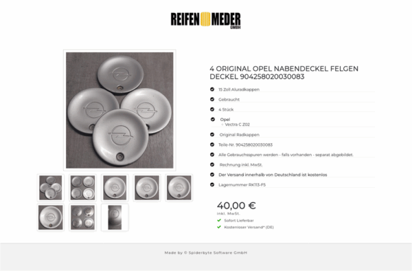 4 ORIGINAL OPEL NABENDECKEL FELGEN DECKEL 904258020030083 #1MMW – Bild 9