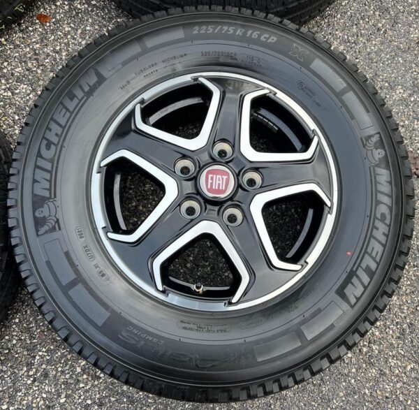 4 ORIGINAL ALU SOMMERRÄDER FIAT DUCATO 5x130 225/75R16C TOP #1B5B – Bild 4